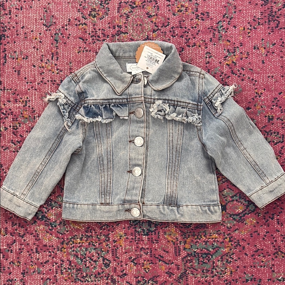 Mudpie 12- 18m Stylish Denim Jacket NWT